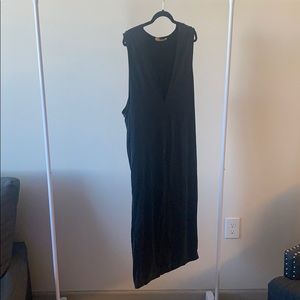 Cap sleeve maxi dress